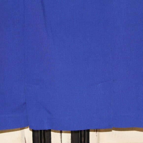 Liz Claiborne royal blue fully lined knee-length pencil skirt 16 - Picture 4 of 7